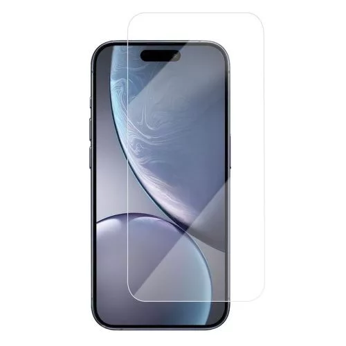 Apple iPhone 15 Pro kijelzővédő fólia, 0.4mm, edzett üveg 9H, 2.5D, átlátszó