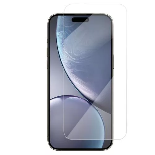 Apple iPhone 15 Pro Max kijelzővédő fólia, 0.4mm, edzett üveg 9H, 2.5D, átlátszó