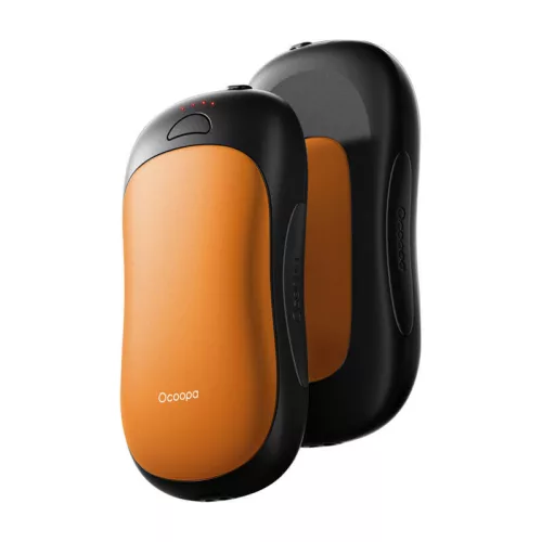 Ocoopa 2x5000 mAh USB-C Kézmelegítő Powerbank (Narancssárga)/ (Fekete) (46494)