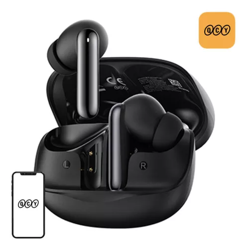 QCY MeloBuds HT12 fejhallgató (fekete)