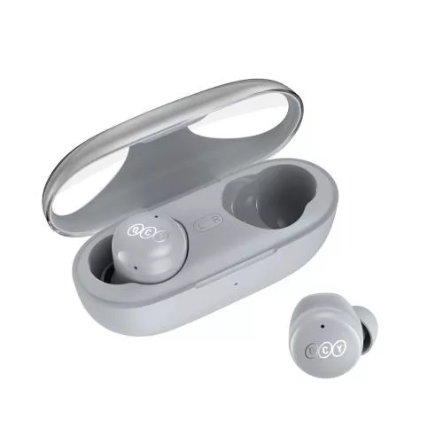 QCY T17s Bluetooth fülhallgató, TWS, BT 5.2 (szürke)