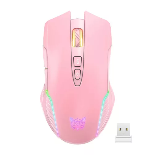 ONIKUMA CW905 (Rózsaszín) Vezeték Nélküli Gamer Egér (CW905 2.4G pink)