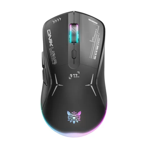 ONIKUMA CW917 Vezeték Nélküli És Vezetékes játék Egér (Fekete) (CW917 2.4G+Wired Bla)