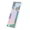 ONIKUMA 98 Gombos USB Mechanikus Billentyűzet (Fehér) (G38 Wired White)