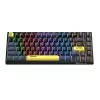 ONIKUMA G52 82 Gombos USB Vezetékes Mechanikus Billentyűzet (G52 Wired Black)