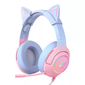 ONIKUMA K9 7.1 gaming fejhallgató (rózsaszín/kék)