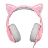 ONIKUMA K9 gaming fejhallgató (rózsaszín)