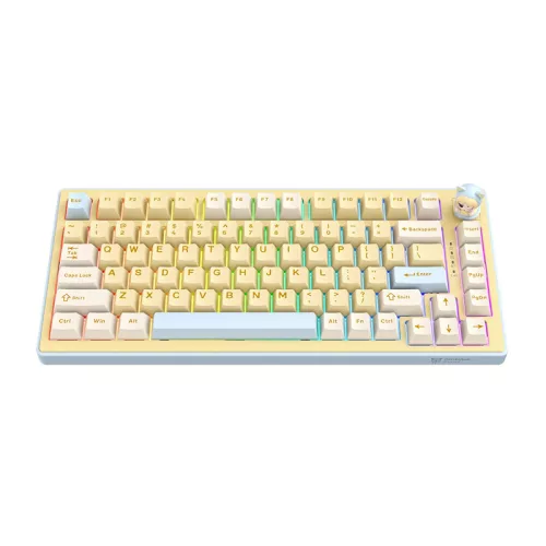 Onikuma MT707 gamer billentyűzet (sárga)