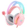 ONIKUMA X26 gamer fejhallgató (rózsaszín)