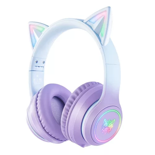 ONIKUMA B90 Gamer fejhallgató (Kék/Lila)