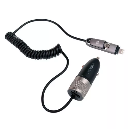 EnerGea Lumina Drive (3.4A) autós töltő (gunmetal)
