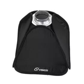   Visico EasyBox softbox - 60x60cm + méhsejtrács (Bowens bajonett)