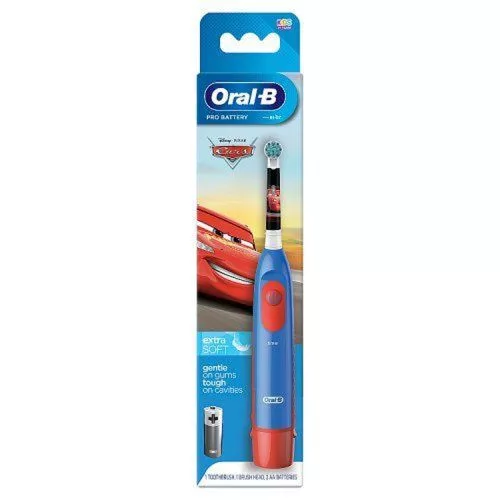 Oral-B elektromos fogkefe DB5 gyerekeknek (elem Powered) Cars Edition (kék)