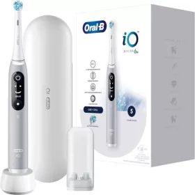  Oral-B elektromos fogkefe iO sorozat 6 – utazó tok Opal (szürke)
