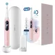 Oral-B elektromos fogkefe iO sorozat 6 – utazó tok Sand (rózsaszín)