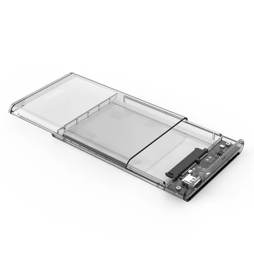 Orico 2.5" Külső HDD Ház USB-C 3.1 Gen2 Kábellel (2139C3-G2-CR-BP)