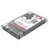 Orico 2.5" Külső HDD Ház USB-C 3.1 Gen2 Kábellel (2139C3-G2-CR-BP)