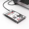 Orico 2.5" Külső HDD Ház USB-C 3.1 Gen2 Kábellel (2139C3-G2-CR-BP)