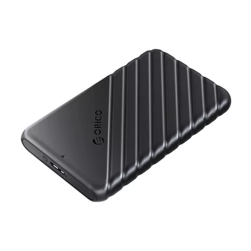 Orico 2.5" Külső HDD/SSD Ház, USB 3.0, 5 Gbps (25PW1-U3-BK-EP)