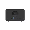 Orico 3.5" USB 3.0 Külső Ház 2 HDD (9528U3-EU-BK-BP)