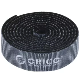   Orico - 1m (Fekete) tépőZáras Kábelrendező szalag (CBT-1S-BK)