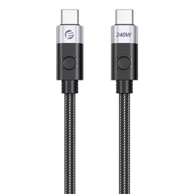   Orico 240W USB-C Töltőkábel, 1 m, (Fekete) (CC240-40-10-BK-BP)