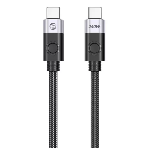 Orico 240W USB-C Töltőkábel, 1 m, (Fekete) (CC240-40-10-BK-BP)