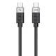 Orico 240W USB-C Töltőkábel, 1 m, (Fekete) (CC240-40-10-BK-BP)