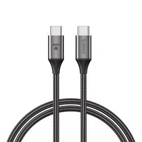 Orico 100W USB-C Töltőkábel (Fekete) (CDX-100CC-BK-BP-IP)