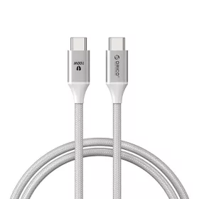 Orico 100W USB-C Töltőkábel (Fehér) (CDX-100CC-WH-BP-IP)