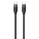 Orico 60W USB-C Töltőkábel (Fekete) (CDX-60CC-BK-BP-IP)