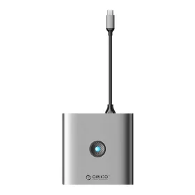 Orico 8in1 HDMI 4K USB-C Adapter 100W PD (FAX3-8P-GY-EP-IP)