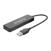 Orico 4 Portos USB HUB Adapter (Fekete) (FL01-BK-BP)