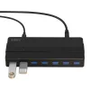 Orico 7 Portos USB 3.0 Elosztó (Fekete) (H7928-U3-V1-EUBKBPIP)