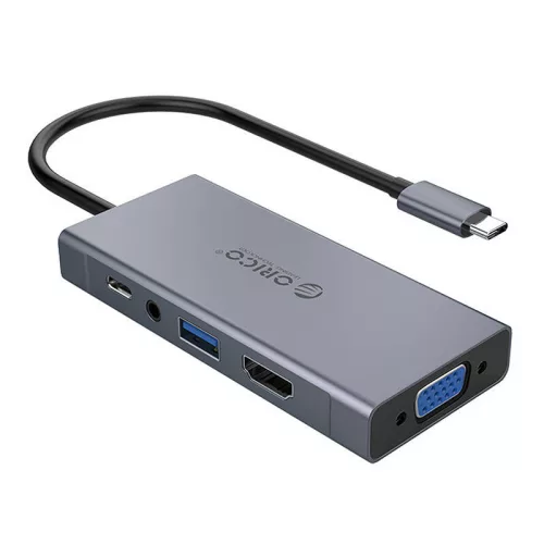 Orico 5in1 HDMI 4K USB-C HUB Adapter (MC-U501P-GY-BP)
