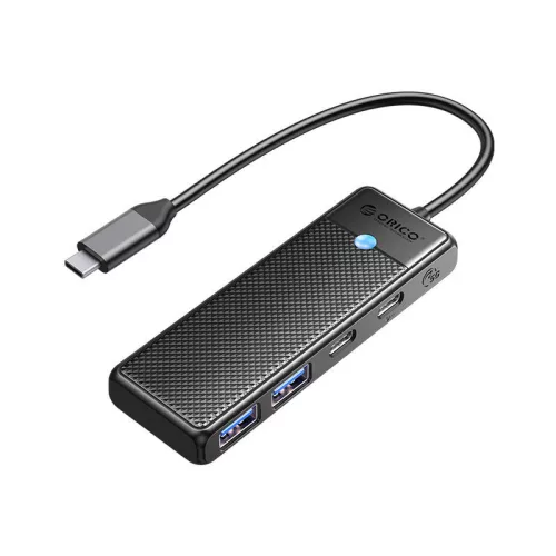 Orico 4in1 USB És Type-C Adapter PD100W (PAPW2AC-C3-015-BK-EP)