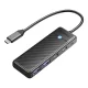 Orico 4in1 USB És Type-C HUB PD Töltés (PAPW2AC-C3-015BKEPIP)