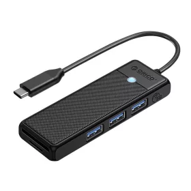   Orico 4in1 USB 3.0 Adapter HUB SD/TF Kártyaolvasó (PAPW3AT-C3-015-BK-EP)