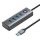 Orico PDD4U USB to 4x USB 3.0 Hub Adapter (szürke)