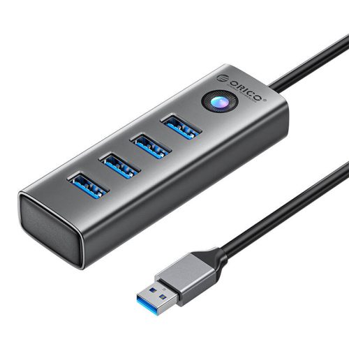 Orico PDD4U USB to 4x USB 3.0 Hub Adapter (szürke)