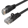 Orico Lapos Cat.6 Ethernet Hálózati Kábel - 1m (Fekete) (PUG-C6B-10-BK-EP)