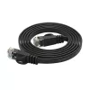 Orico Lapos Cat.6 Ethernet Hálózati Kábel - 1m (Fekete) (PUG-C6B-10-BK-EP)