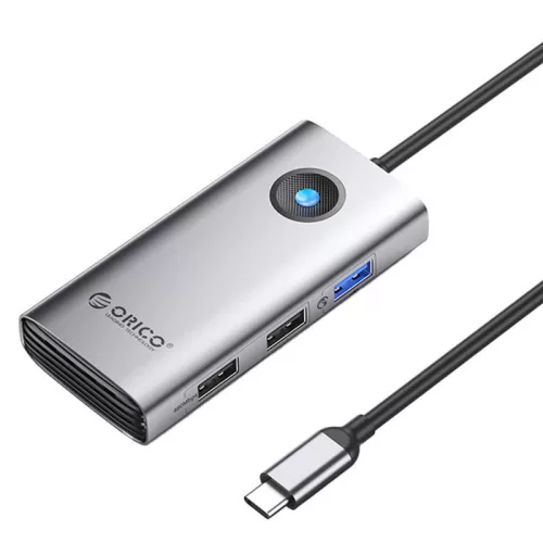 Orico Type-C 5in1 Multifunkciós Dokkolóállomás (PW11-5P-GY-EP)