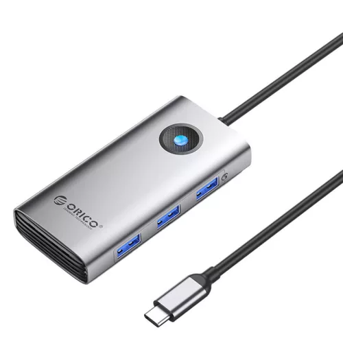 Orico Type-C 6in1 Multifunkciós Dokkolóállomás (Szürke) (PW11-6PR-GY-EP)