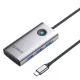 Orico Type-C 6in1 Multifunkciós Dokkolóállomás (Szürke) (PW11-6PR-GY-EP)