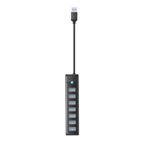   Orico 7 Portos USB 3.0 Elosztó Adapter (PW7U-U3-10-BK-EP-IP)