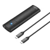 Orico USB-C 10Gbps M.2 NVMe Külső Ház (PWM2-G2-BK-EP)