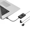 Orico USB 2.0 Külső Hangkártya 10cm Kábellel (SC2-BK-EP)