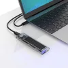 Orico NVME M.2 SSD Ház USB-C 3.1 Gen.2 10 Gbps (TCM2-C3-BK-BP)