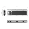 Orico NVME M.2 SSD Ház USB-C 3.1 Gen.2 10 Gbps (TCM2-C3-BK-BP)